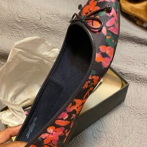 Ann Taylor Multicolor Floral Flats